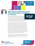 1.3.1 Major Federal Child Welfare Legislation