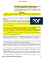 Diario Oficial de la Federación- política de fomento a la gastronomía 