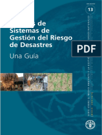 Análisis de Sistemas de Gestión de Riesgos Desastres FAO