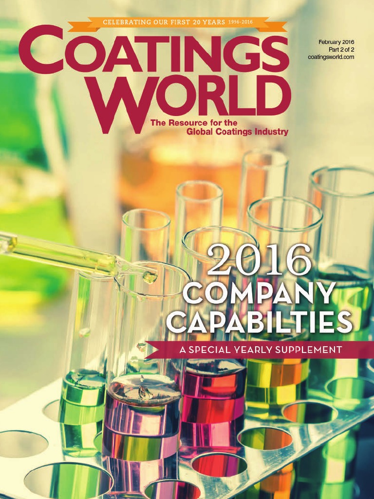 Coatings Word February 2016 | PDF | Paint | Pigment
