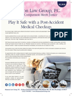 Shannon Law Group, P.C.: Play It Safe With A Post-Accident Medical Checkup