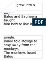 Mowgli Grew Into A Strong Boy