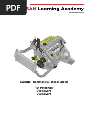 Yd25 Cr Fault Diagnosis Pdf Fuel Injection Diesel Engine