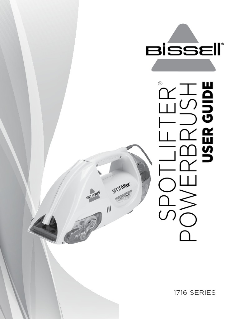 Bissell Spotlifter Powerbrush User Guide Ac Power Plugs And Sockets