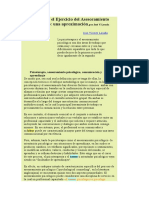 La PNL en El Ejercicio Del Asesoramiento Psicológico