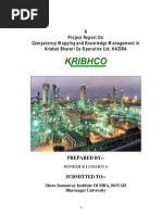 Download A Project Report On Competency Mapping and Knowledge Management in Krishak Bharati Co-Operative Ltd HAZIRA Jignesh Panchal From Dahod by panchal_jigneshmba SN30057455 doc pdf