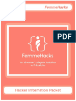FemmeHacks Infopack - Print 100