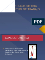 Anatomía dental: Conductometría y longitud de trabajo