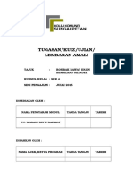 Muka Depan Tugasan Kuiz Ujian Amali