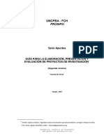 Manual de Proyectos de Investigacion