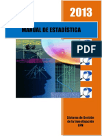 2013 Manual de Estadística