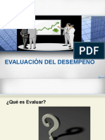 Evaluacion Del Desempeño