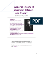 The General Theory of Employment, Interest and Money, by John Maynard Keynes (1936)