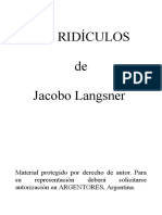TEATRO Los Ridículos de Jacobo Langsner