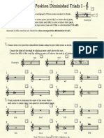 Close Root Position Diminished Triads 1 TC PDF