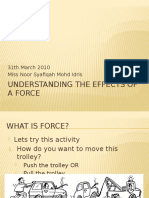 Understanding the Effects of a Force - PHYSICS FORM 4