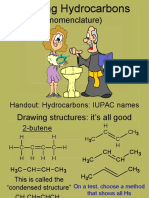 IUPAC names hydrocarbons
