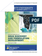 National Conference On Drug Discovery & Formulation Development 2016 by Amity Abstract CD PDF