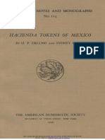 Hacienda Tokens of Mexico / by O.P. Eklund and Sydney P. Noe