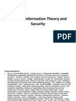 EEE 546: Information Theory and Security