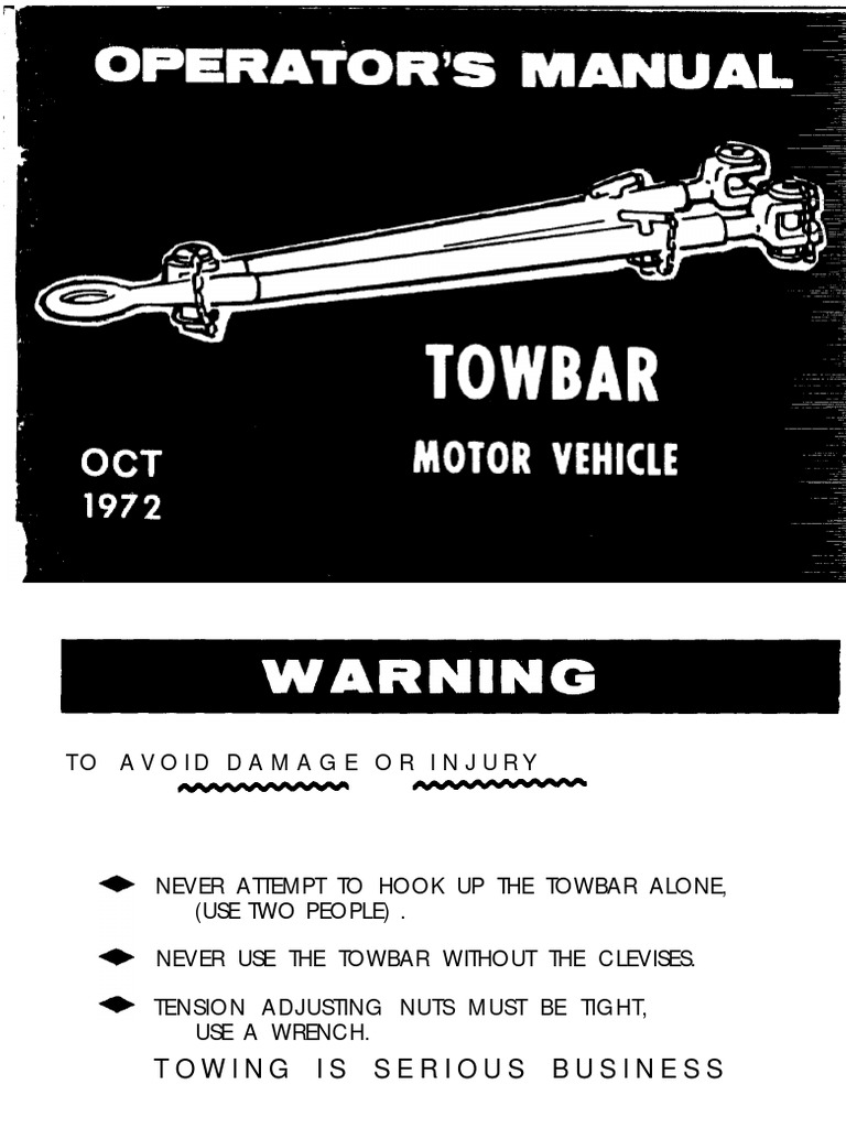 Towing Safety Guidelines for Vehicles | PDF