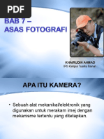 Bab 7 - Asas Fotografi