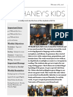 Mr. Haney's Week 25 Newsletter PDF