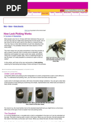 _How Lock Picking Works