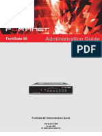 FortiGate-60 Administration Guide