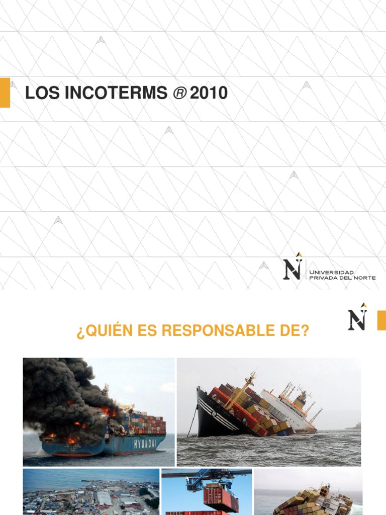 Incoterms 2010: Responsabilidades y Tipos | PDF | Transporte de agua ...