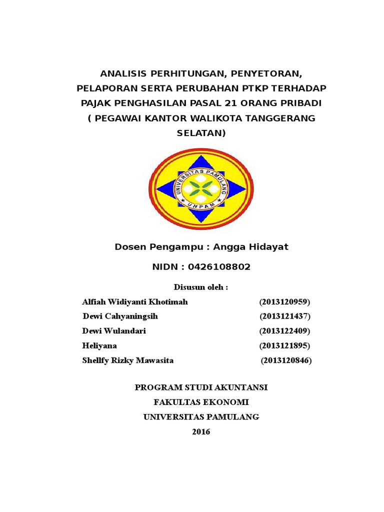 Contoh Cover Proposal Skripsi Unpam - Pejuang Skripsi