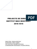 PROJECTE DE DIRECCIÓ