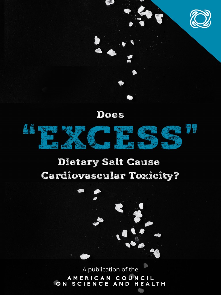 Does 'Excess' Dietary Salt Cause Cardiovascular Toxicity? | PDF ...