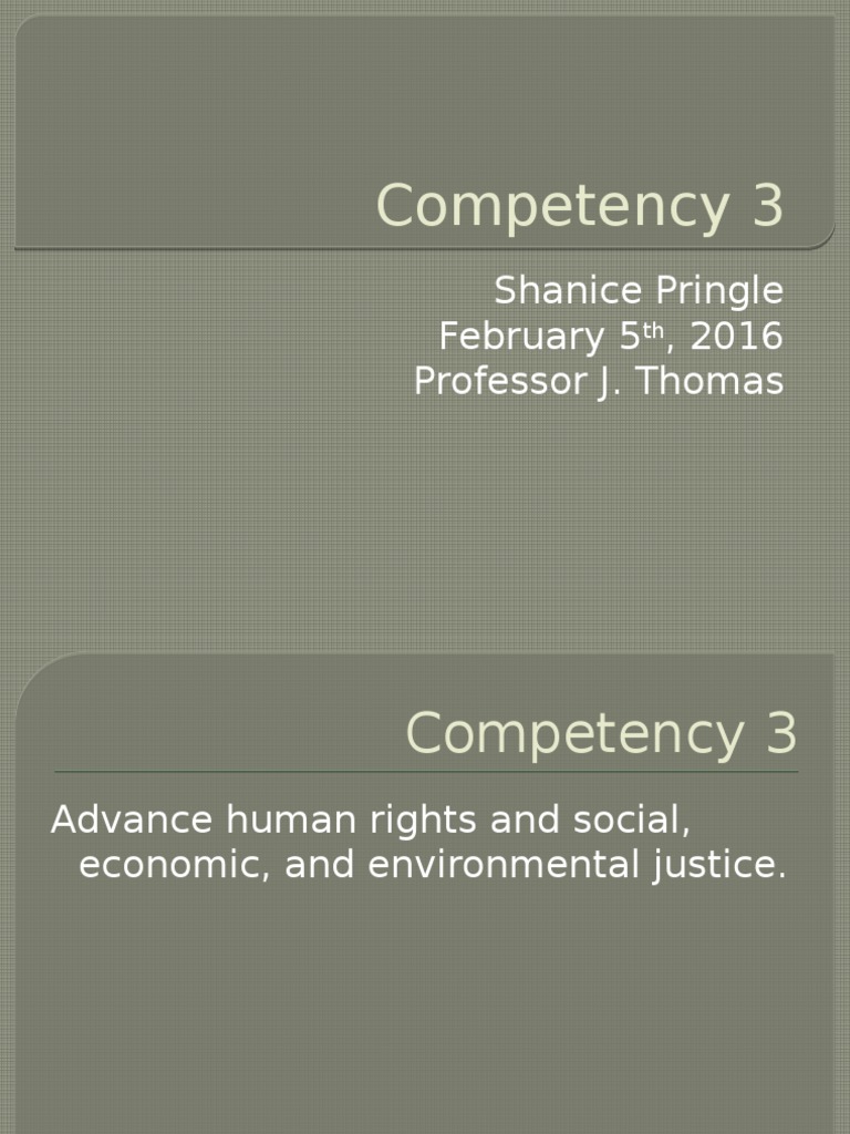 Competency 3 | PDF | Justice | Crime & Violence