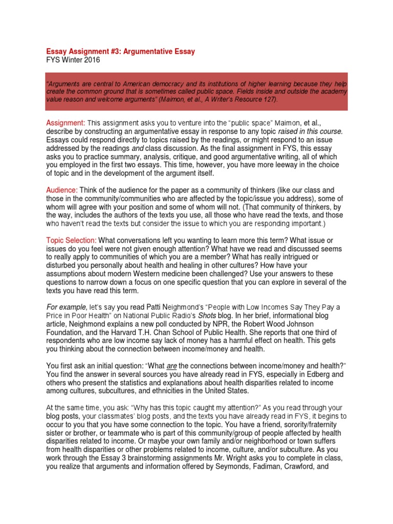 Essay Structure |