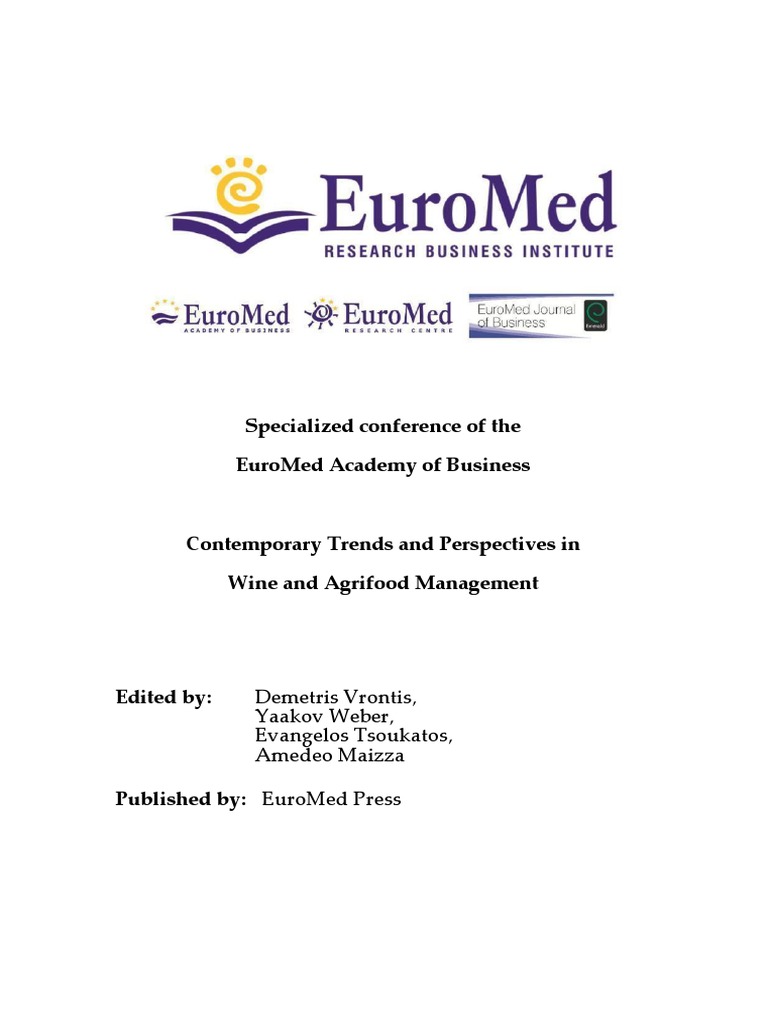 Specialized Euromed2015 Conference Book Of Proceedings 2015 - 