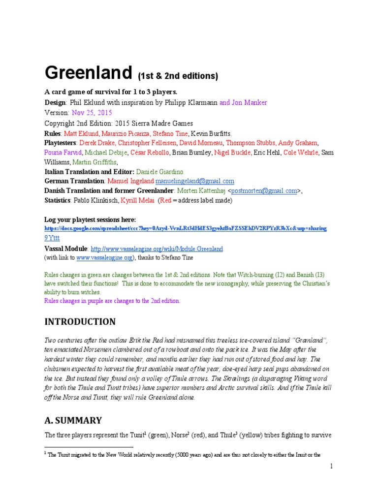 Greenland V1.1afterrelease | PDF | Inuit | Vikings
