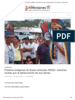 Pueblos indígenas de Brasil enfrentan REDD+ mientras luchan por la demarcación de sus tierras _ SubVersiones
