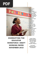 Gates Foundation Teacher Diversity Paper