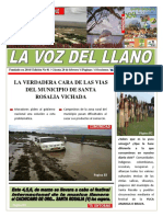 Primera Edición Del Periódico LA VOZ DEL LLANO