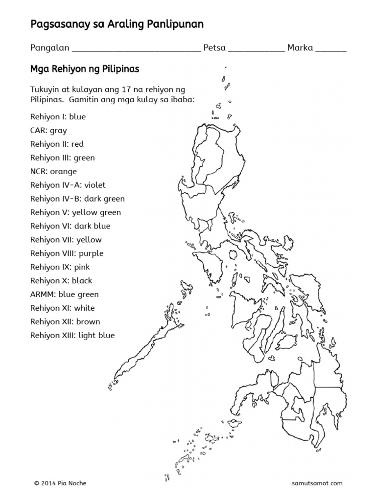 Mga Rehiyon NG Pilipinas