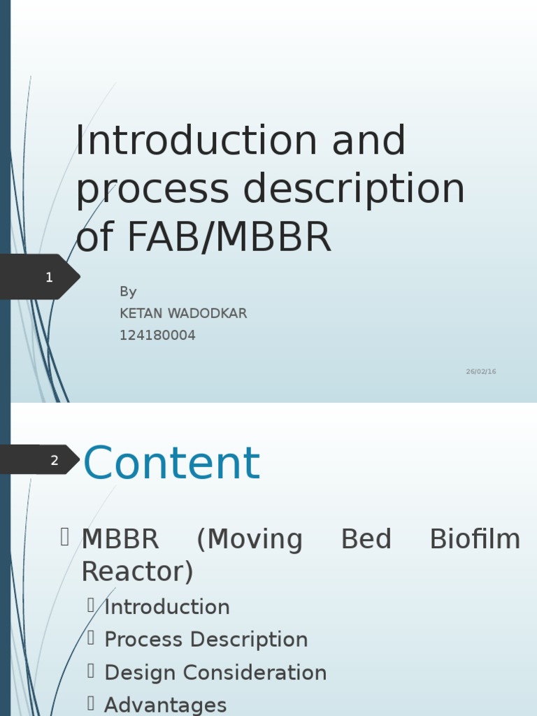 MBBR Process Overview and Benefits | PDF | Sewage Treatment | Chemical ...