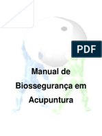 ACUMPUNTURA Manual de Biosseguranca