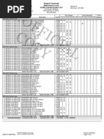 Studenttranscript