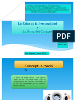 Etica de La Personalidad y Etica Del Caracter