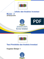 Teori Portofolio Dan Analisis Investasi - TTM 02 - Muhammad Hidayat & Imas Noviyana