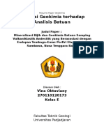 Cover Resume Paper Geokimia