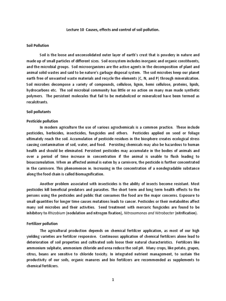 Soil Waste | PDF