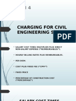 Civil Engineering Fee Structures