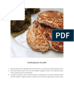 Hamburguesas de Pollo